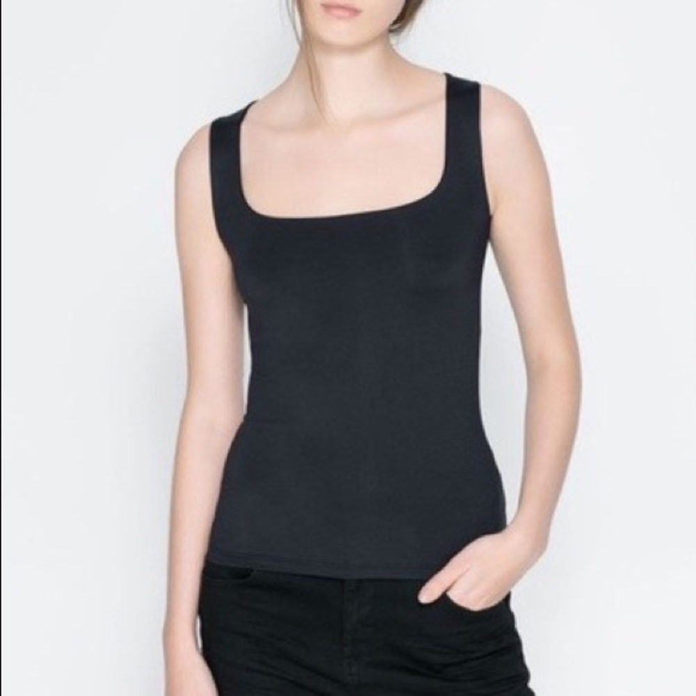 Zara Black Tank Top